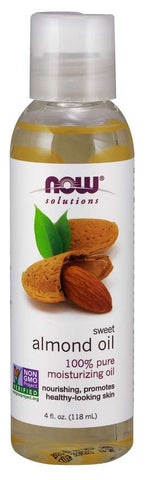 Now Foods Solutions Sweet Almond Oil - 118 ml - Glamorous Beauty