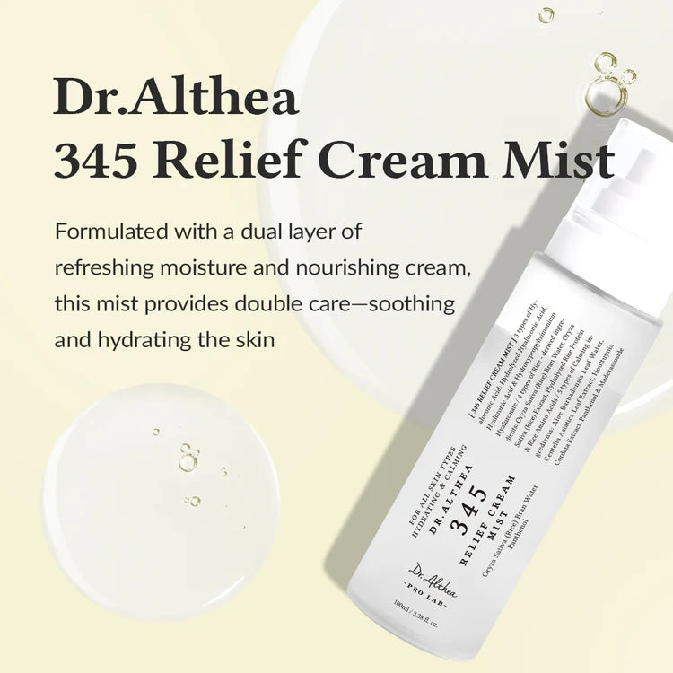 Dr.Althea 345 Relief Cream Mist - Glamorous Beauty