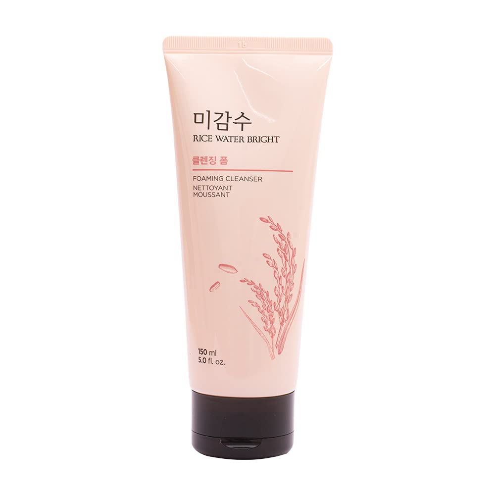 THE FACE SHOP Rice Water Bright Facial Foaming Cleanser