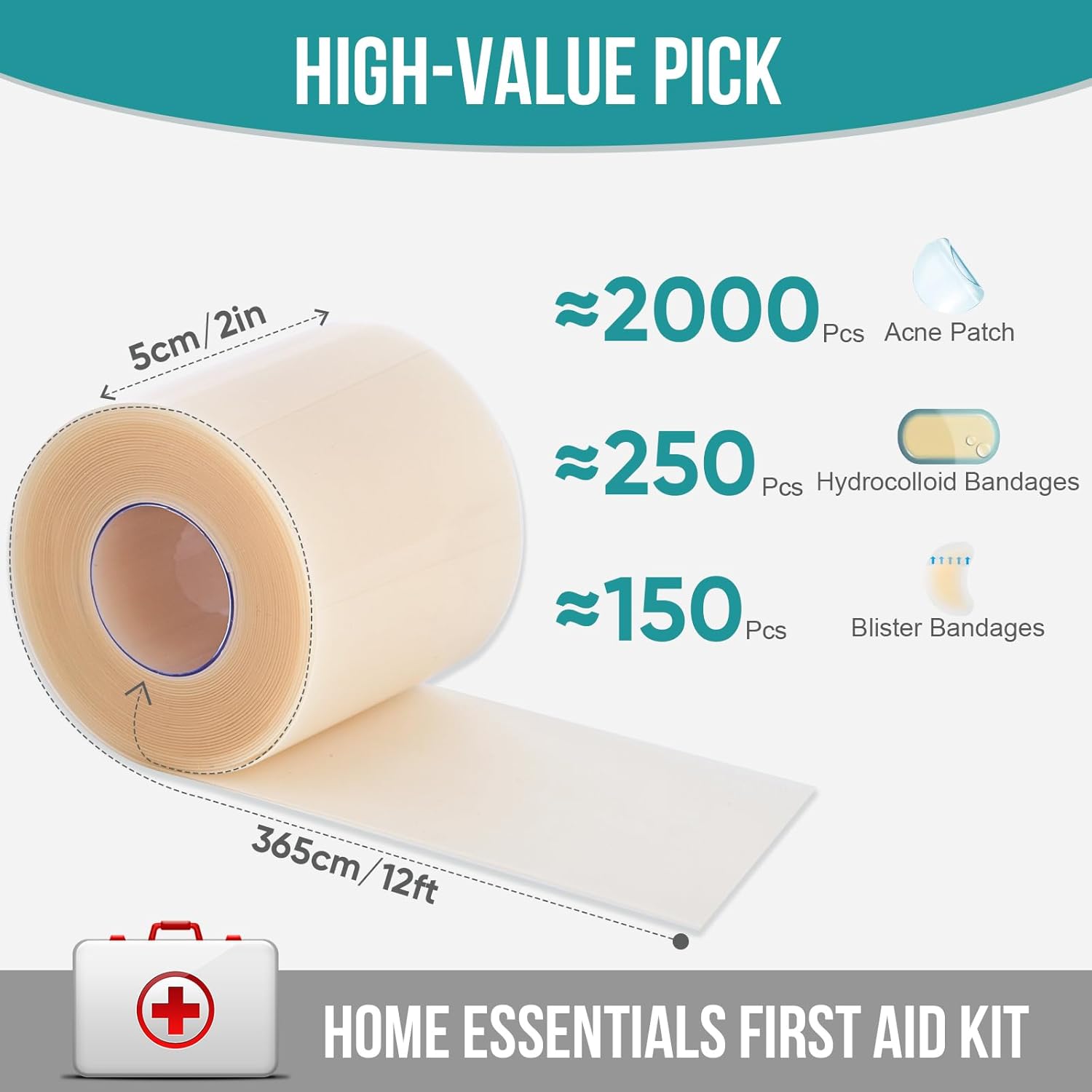 Hydrocolloid Roll for Wound Care - Glamorous Beauty