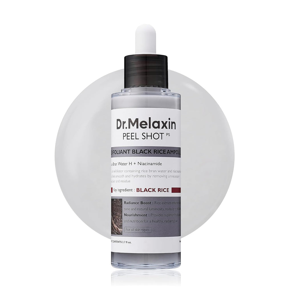 Dr.Melaxin Peel Shot Exfoliant Black Rice Ampoule - Glamorous Beauty