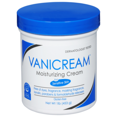 Vanicream Moisturizing Cream For Sensitive Skin Fragrance Free