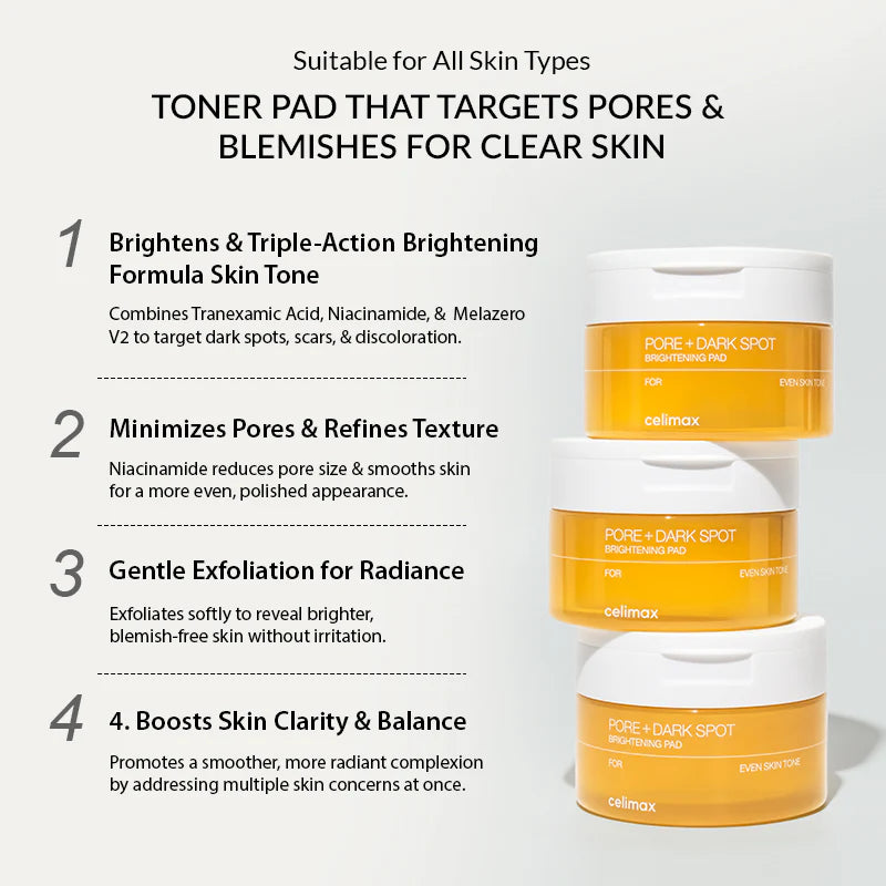 Celimax Pore+Dark Spot Brightening Pad 40 ae