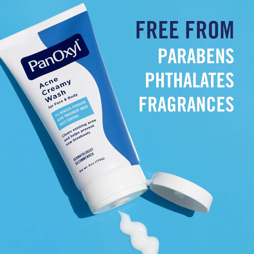 PanOxyl Creamy Acne Wash, Daily Control, 4% Benzoyl Peroxide