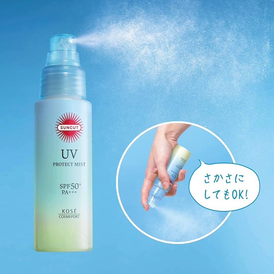 Kose Suncut UV Protect Mist SPF 50+ PA+++ - Glamorous Beauty