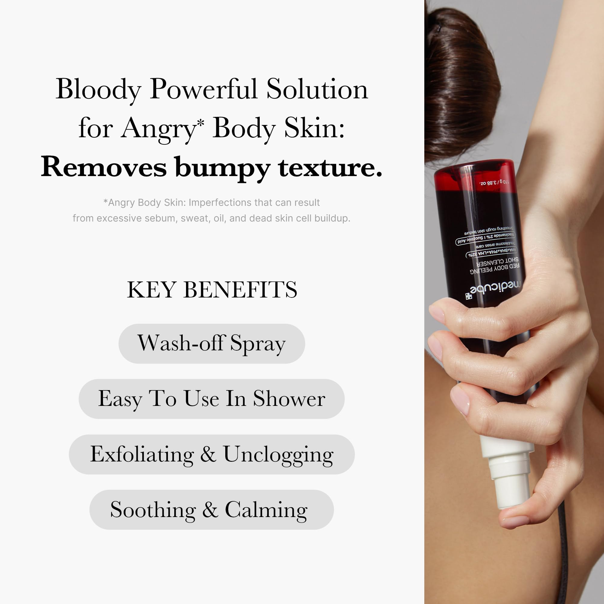 Medicube Red Acne Body Peeling Shot - Glamorous Beauty