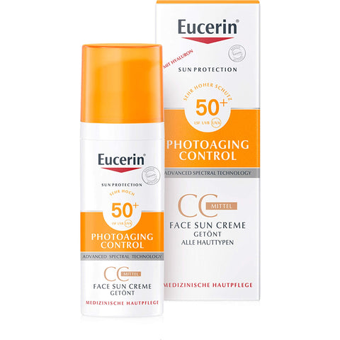 Eucerin Photoaging Control Sun Cream Tinted CC SPF 50+ - Medium