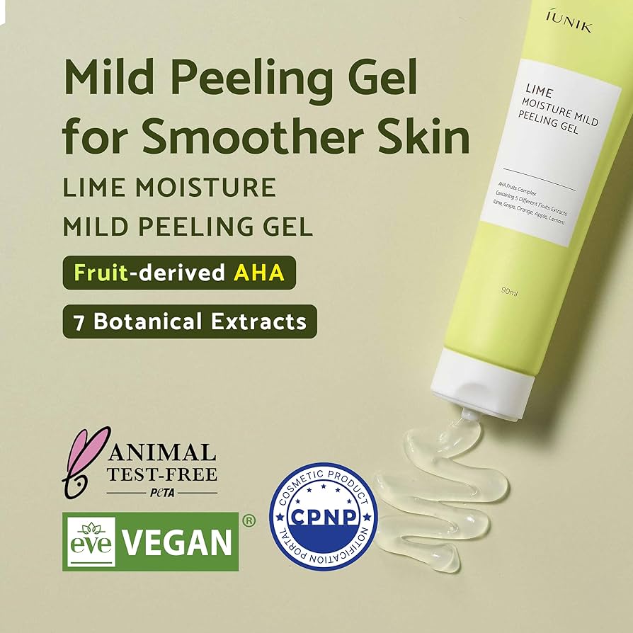 iUNIK Lime Moisture Mild Peeling Gel - Glamorous Beauty