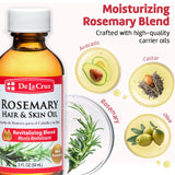 De La Cruz Rosemary Oil Blend Hair & Skin Oil