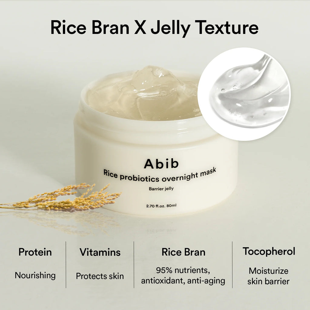 Abib Rice Probiotics Overnight Beauty Mask 80ml
