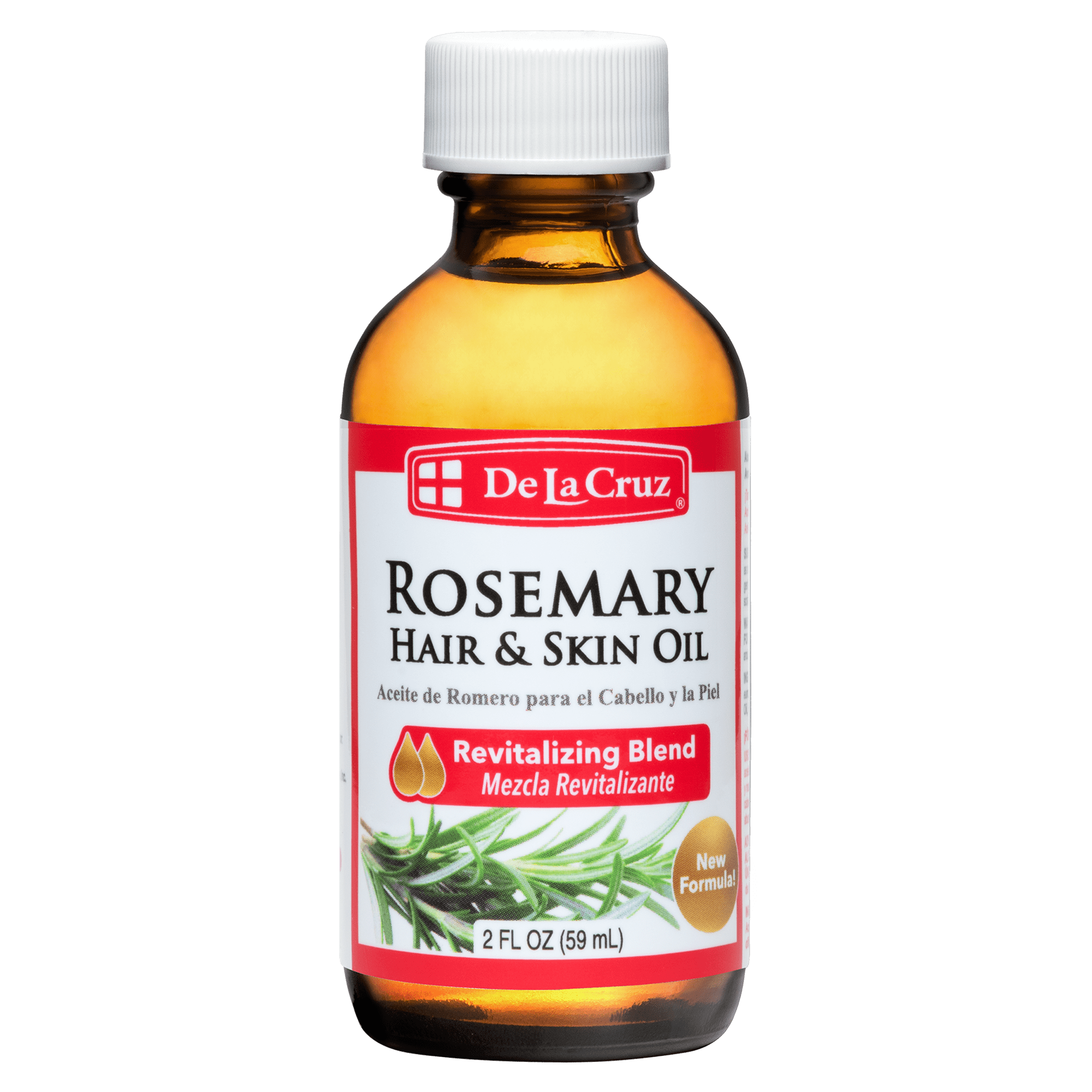 De La Cruz Rosemary Oil Blend Hair & Skin Oil