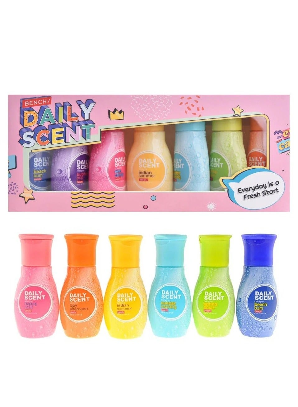 Bench Daily Scent Cologne Trial Pack - Pack of 6 Scents