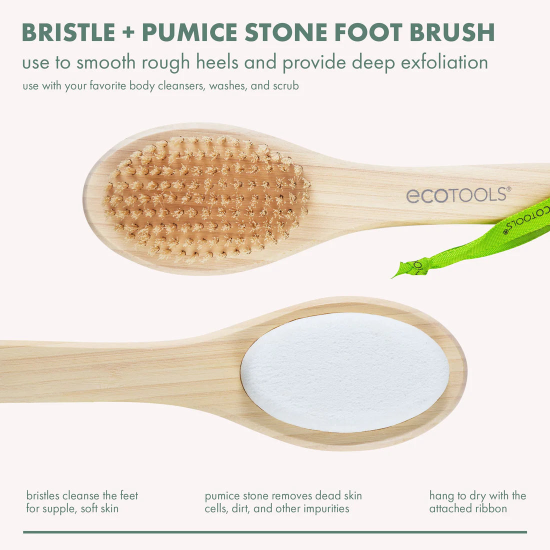 EcoTools Bristle & Pumice Stone Foot Brush