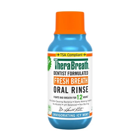 Therabreath Fresh Breath Oral Rinse - Invigorating Icy Mint Mini