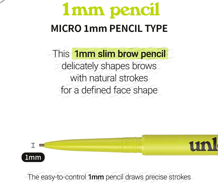 UNLEASHIA Shaper Defining Eyebrow Pencil N3 - Glamorous Beauty