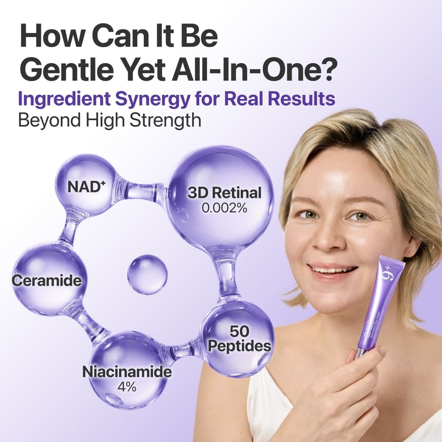 Numbuzin No.9 NAD+ Retinal Volumetox Eye Cream Tube Type