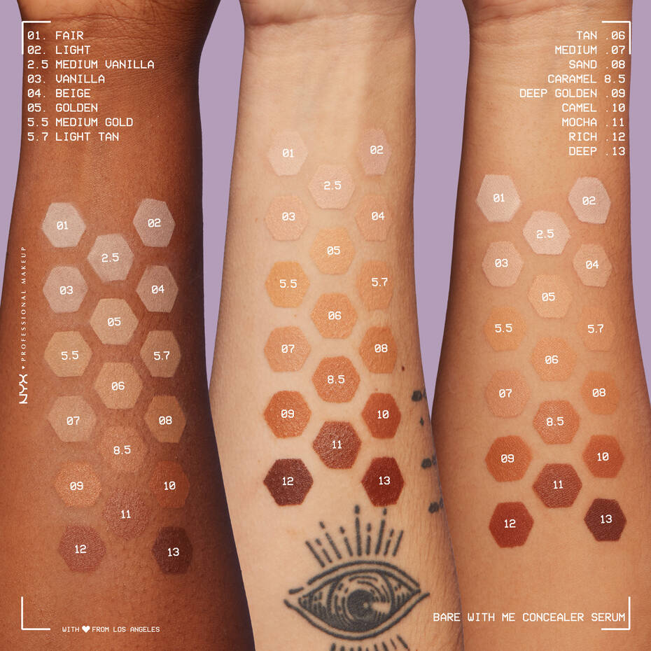 NYX Cosmetics Bare With Me Concealer Serum - 06 Tan