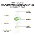 The Inkey List Polyglutamic Acid Dewy Sunscreen SPF30
