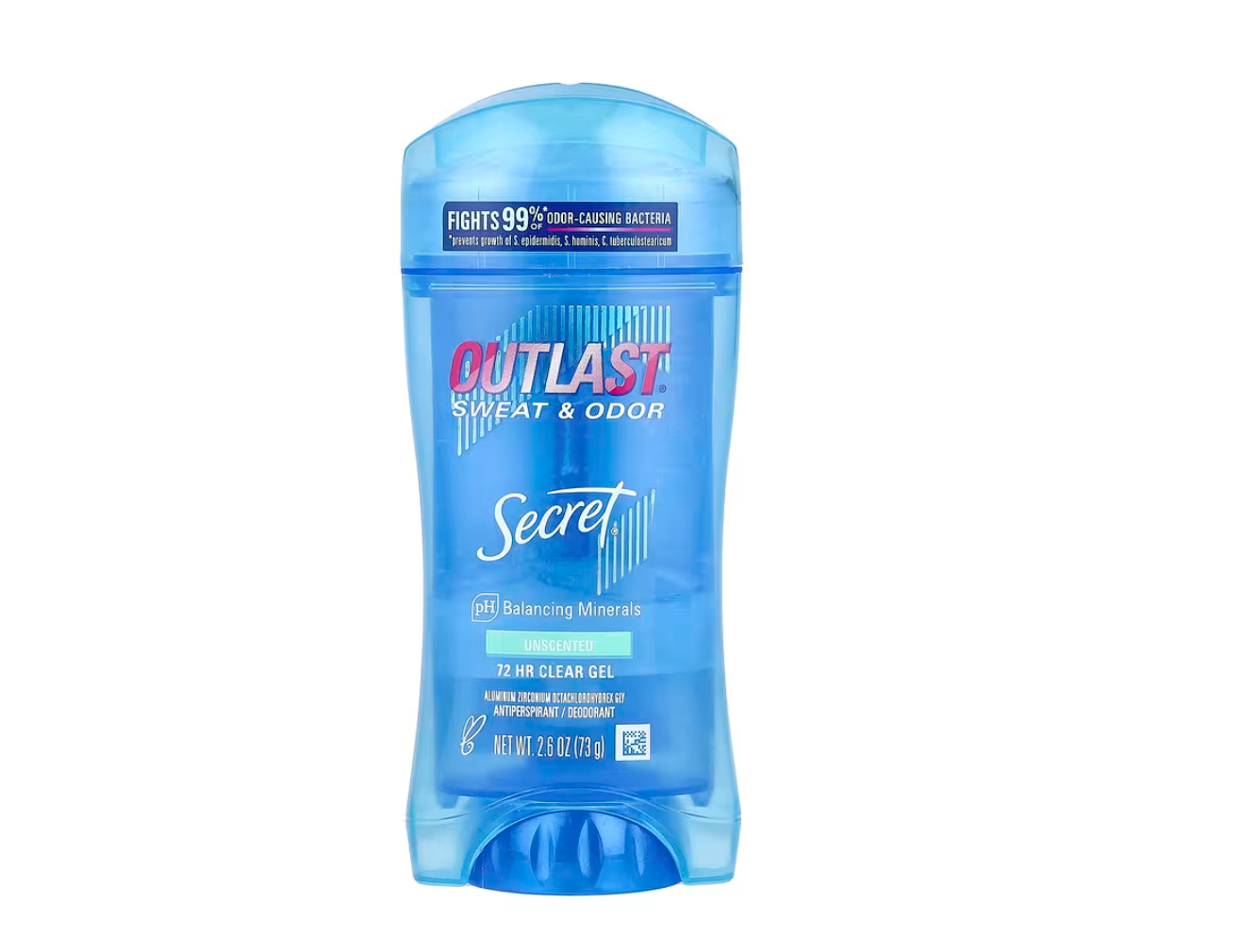 Secret Outlast Sweat & Odor Antiperspirant Deodorant Clear Gel - Unscented - Glamorous Beauty