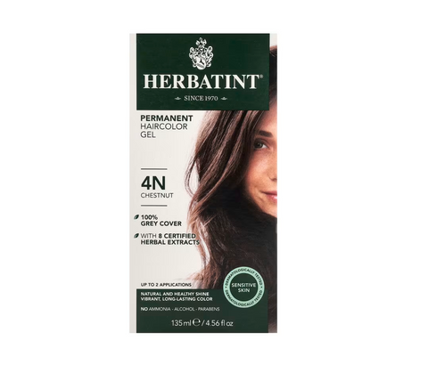 Herbatint Permanent Haircolor Gel - 4N Chestnut