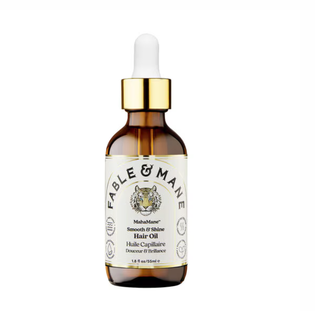 Fable & Mane MahaMane Smooth and Shine Hair Oil 55ml - Glamorous Beauty