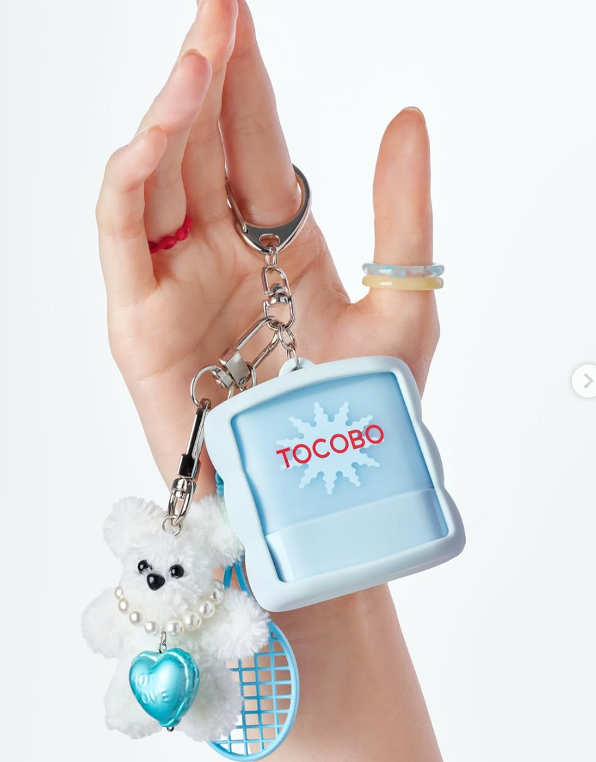Tocobo Cotton Soft Sun Stick Mini + Keyring