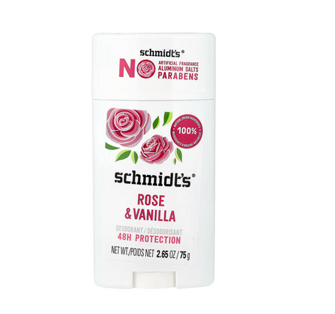 Schmidt's Deodorant - Rose & Vanilla