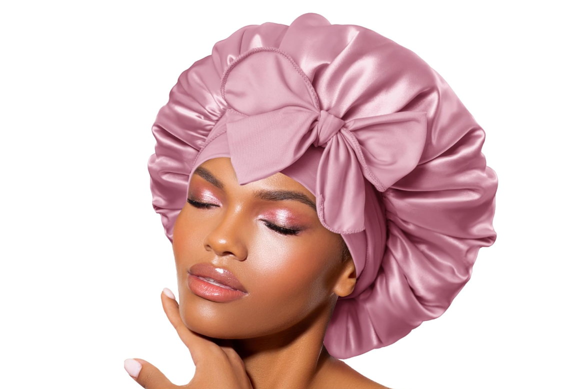 Bonnet Queen Satin Bonnet with Tie Band