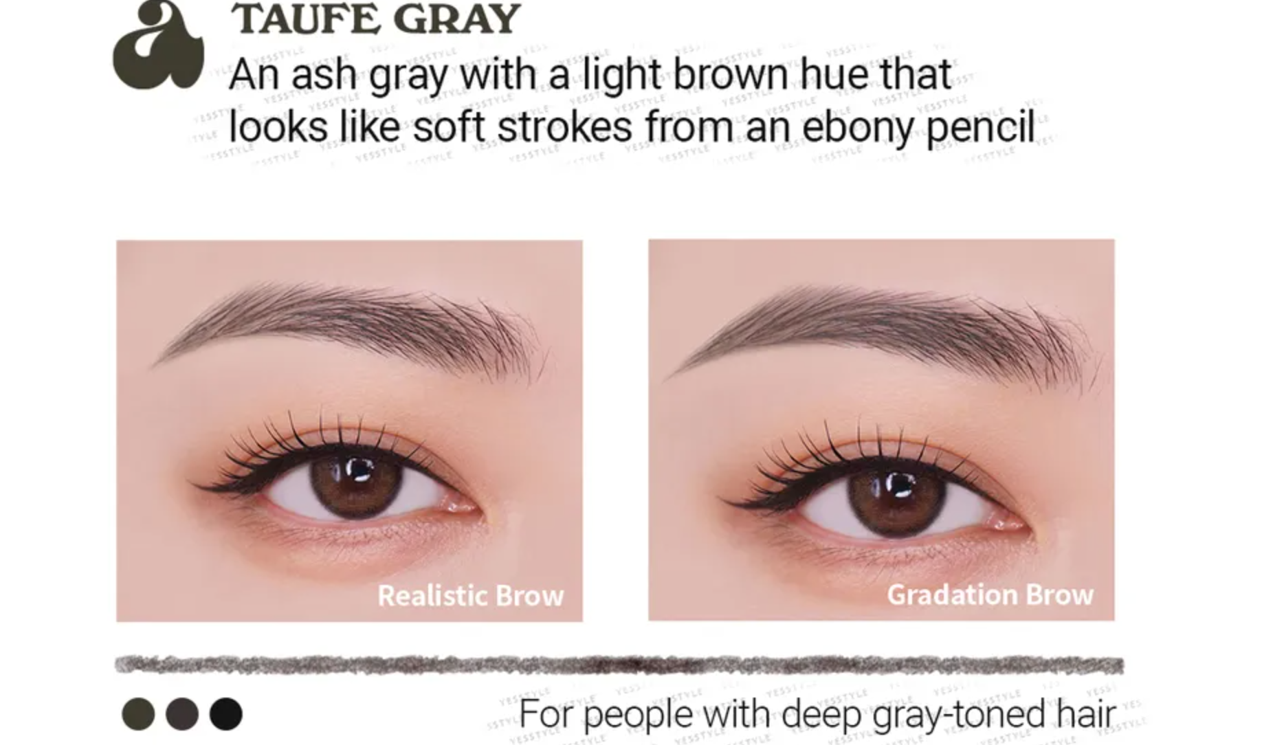 UNLEASHIA Shaper Defining Eyebrow Pencil N3