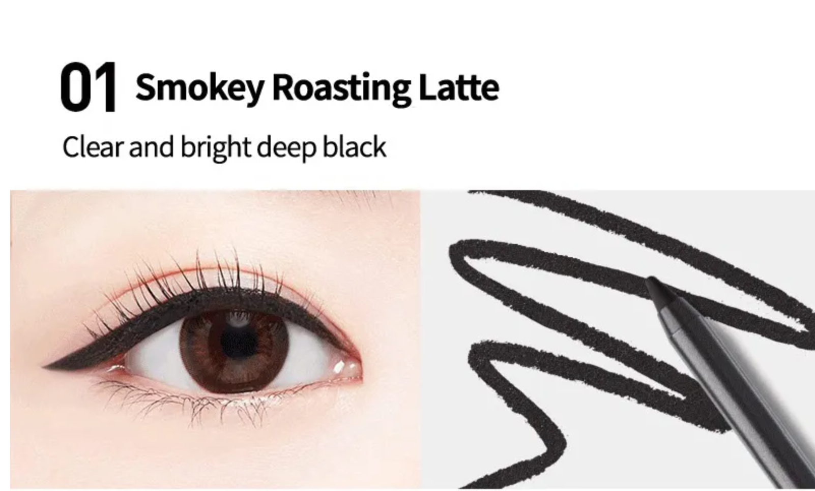 Macqueen The Big Waterproof Pencil Gel Liner #1 - Glamorous Beauty