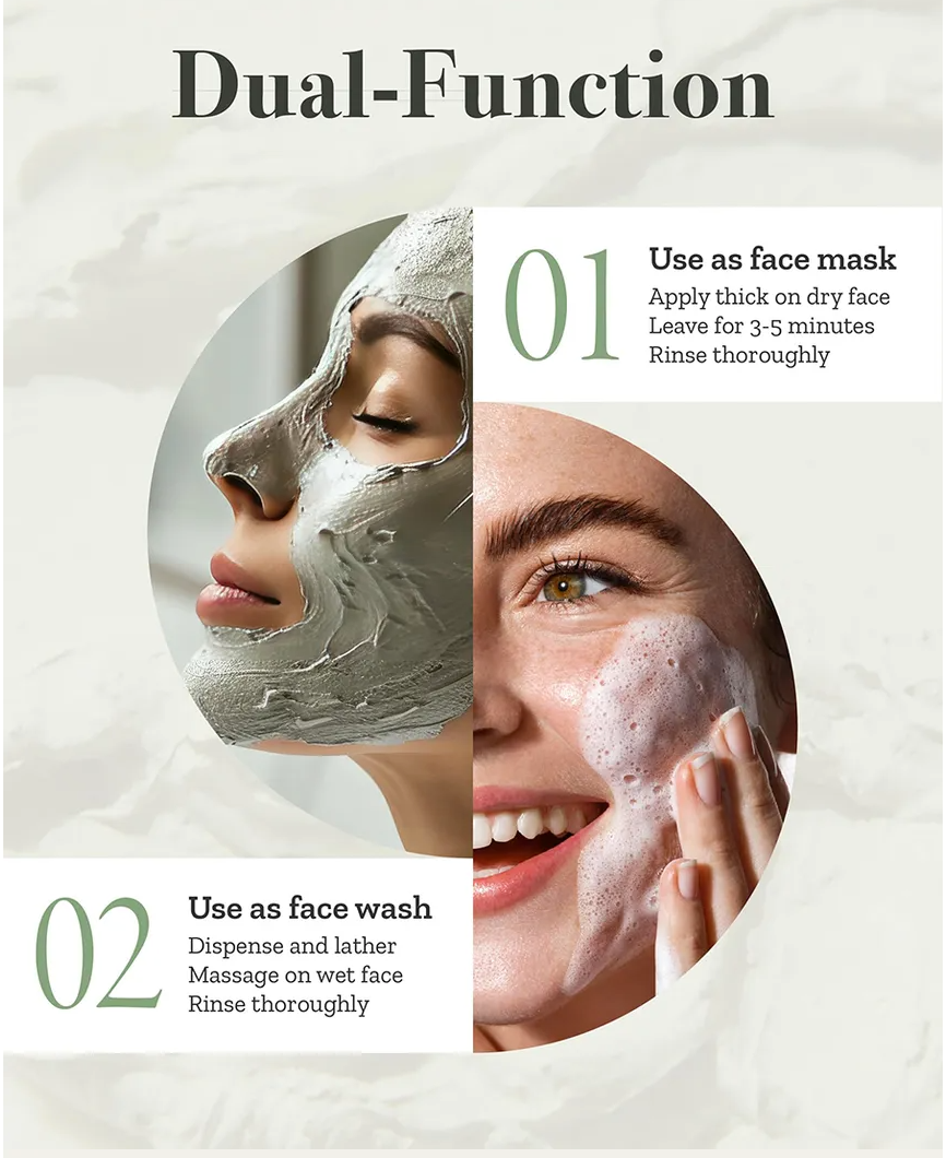 Fully Green Tomato Clay Pack Cleanser - Glamorous Beauty