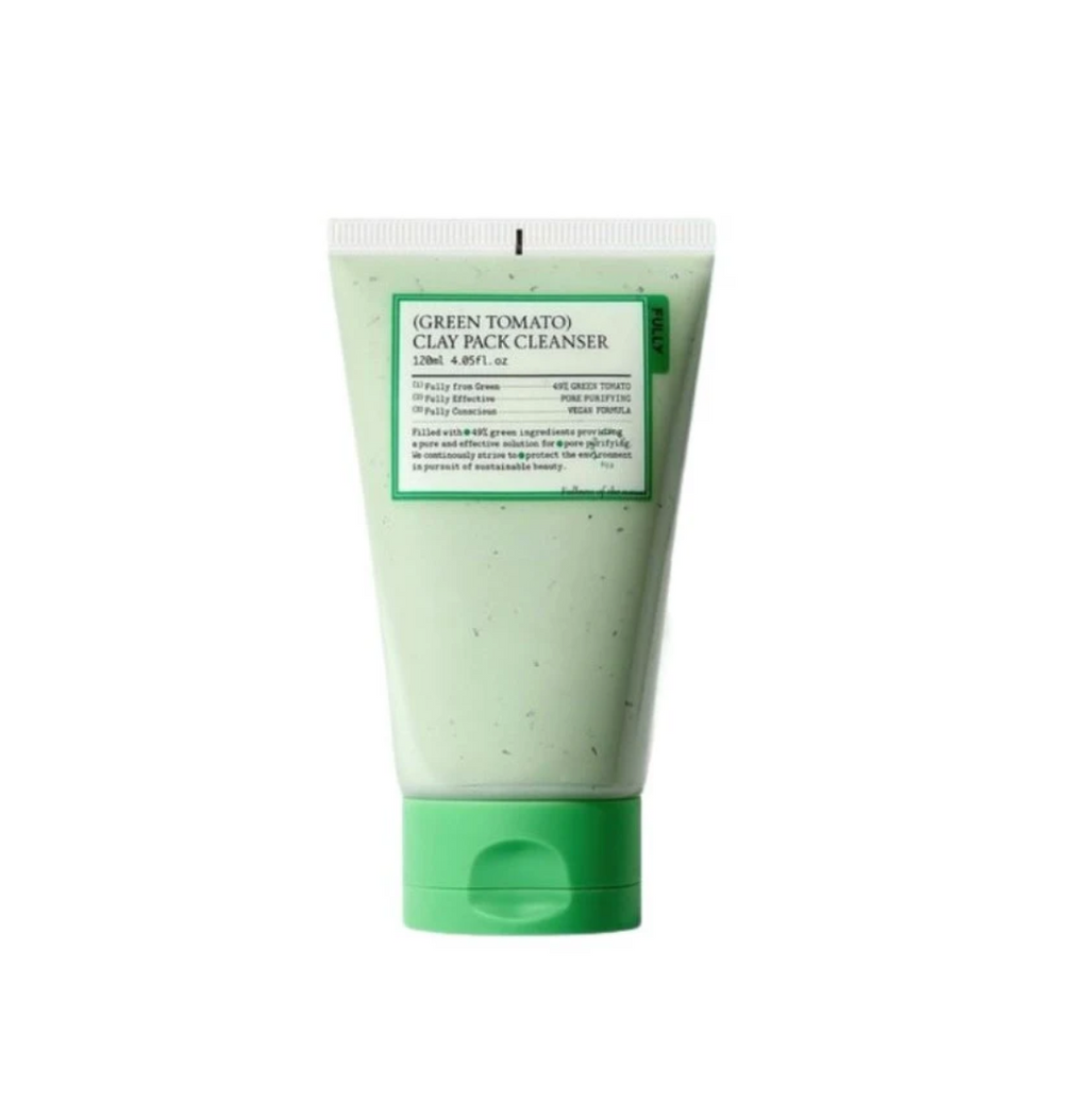 Fully Green Tomato Clay Pack Cleanser - Glamorous Beauty