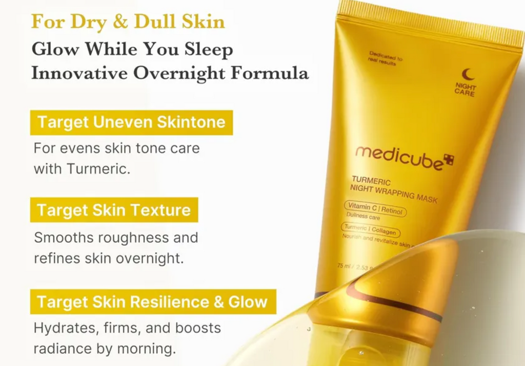 Medicube Kojic Acid Turmeric Night Wrapping Mask