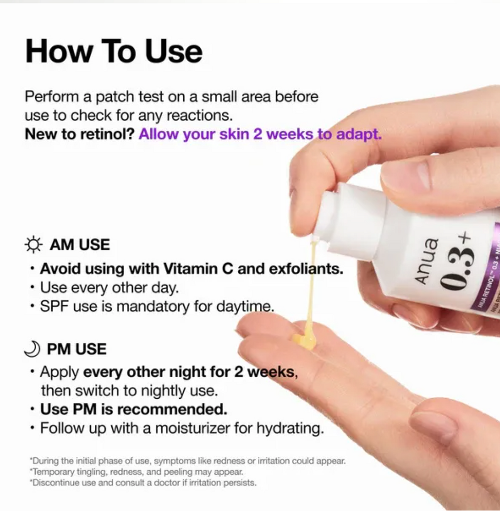 Anua Retinol 0.3% Niacin Renewing Serum