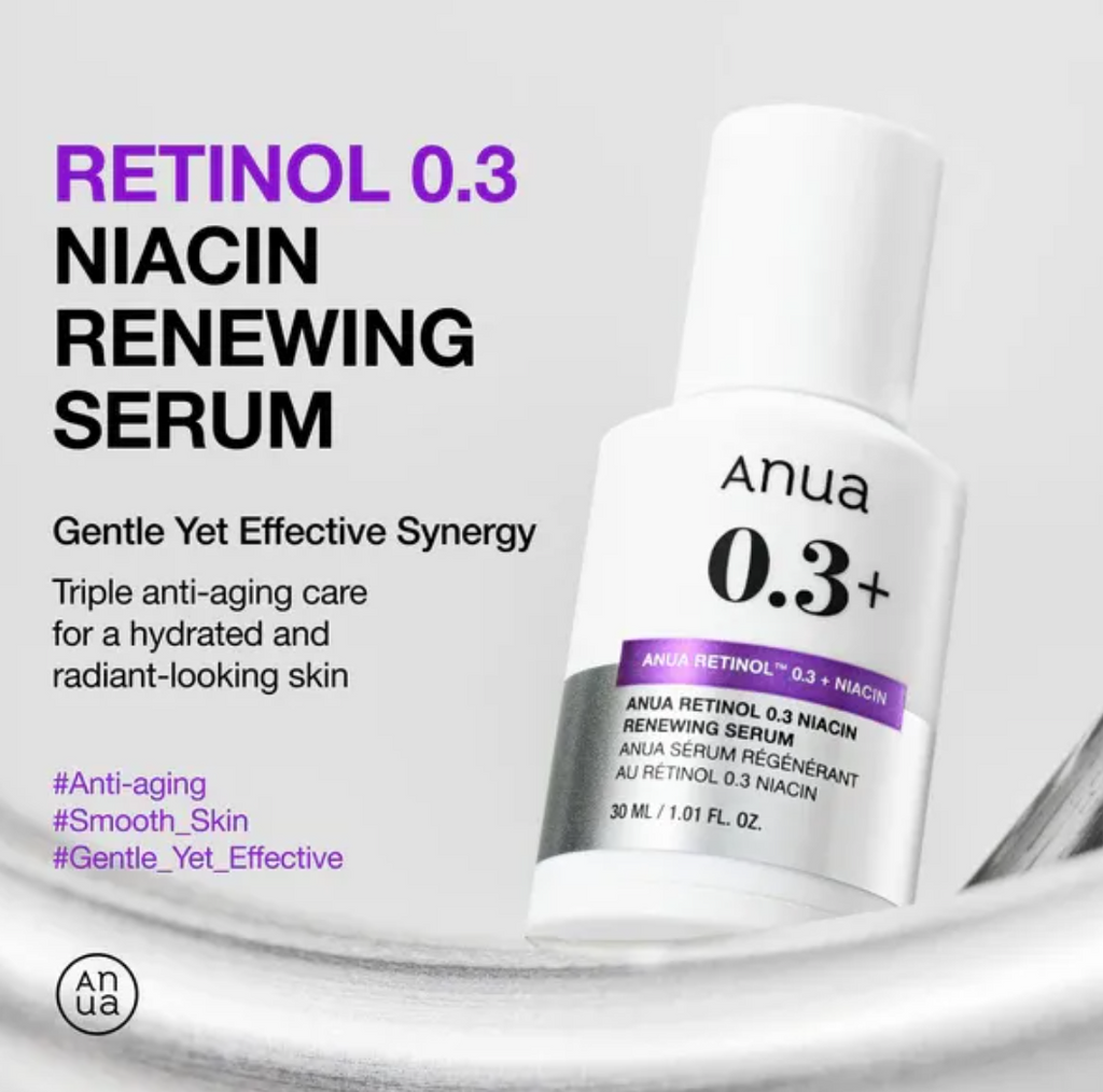 Anua Retinol 0.3% Niacin Renewing Serum