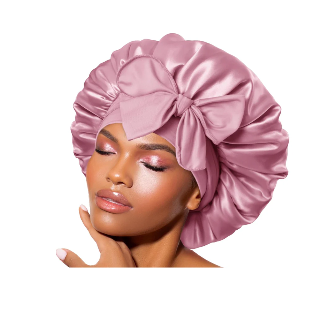 Bonnet Queen Satin Bonnet with Tie Band