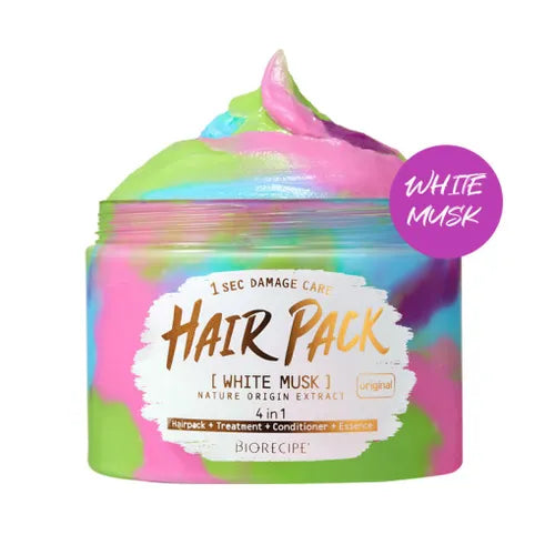 Macqueen Biorecipe 1 Sec Damage Care Hair Pack White Musk - Glamorous Beauty