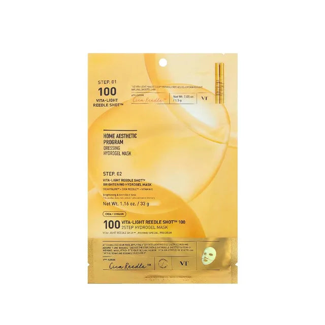 VT Cosmetics Vita-light Reedle Shot 100 2Step Hydrogel Mask