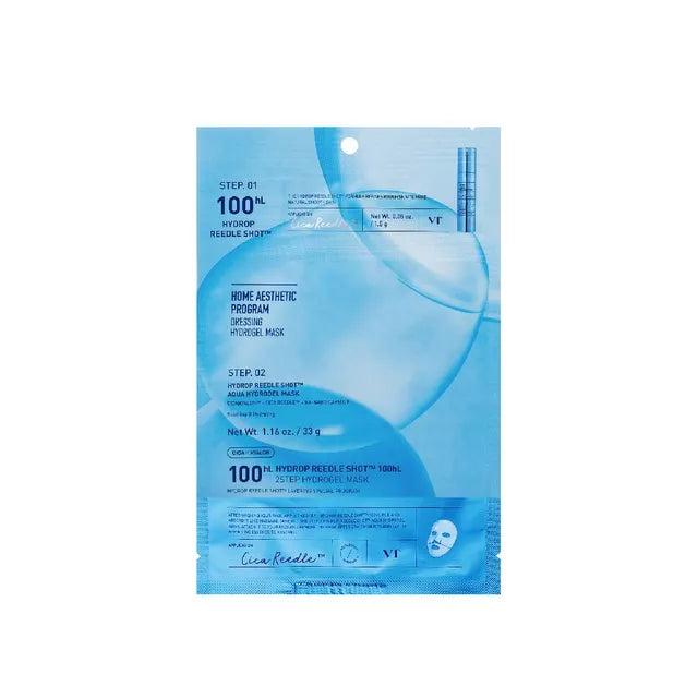 VT Cosmetics Hydrop Reedle Shot 100hL 2Step Hydrogel Mask