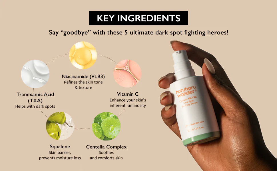 Haruharu Wonder Centella 4% TXA Dark Spot Go Away Serum - Glamorous Beauty