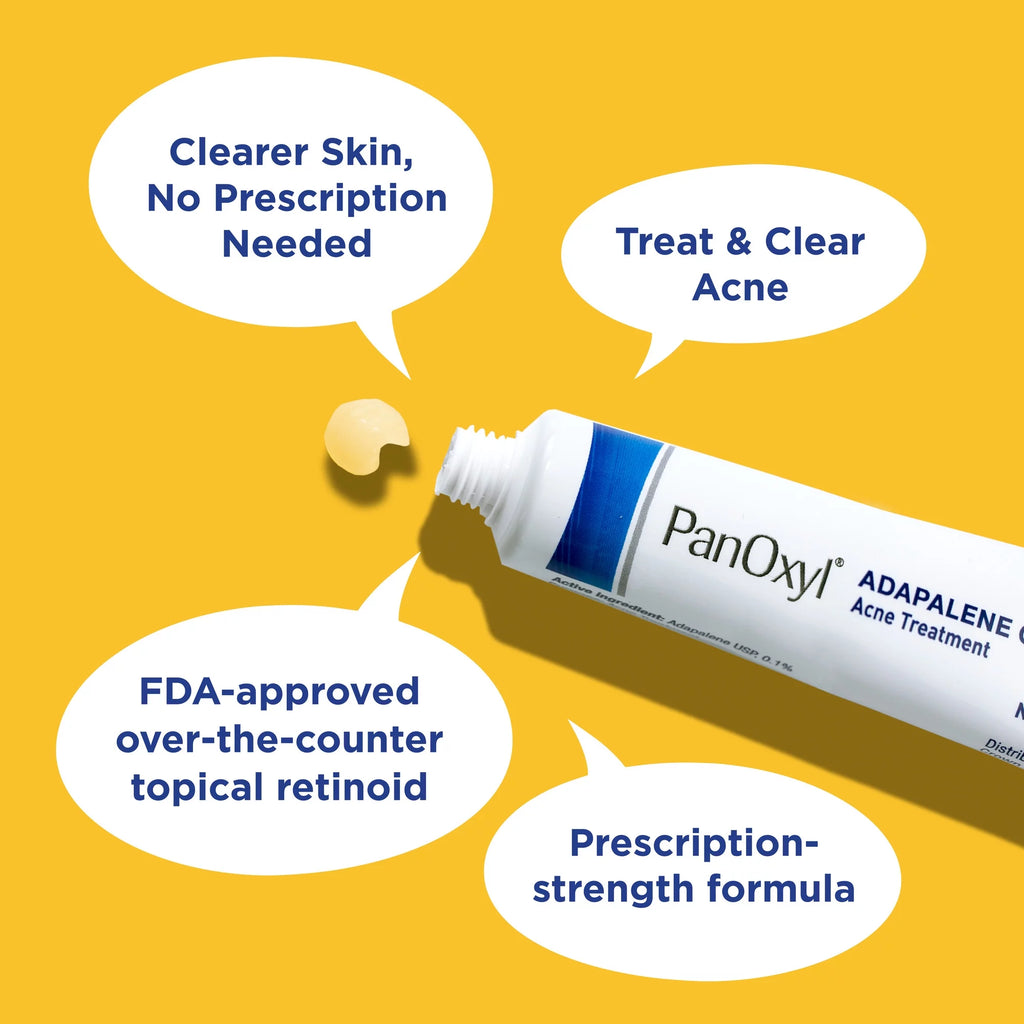 PanOxyl Adapalene 0.1% Leave-On Gel Acne Treatment - Glamorous Beauty