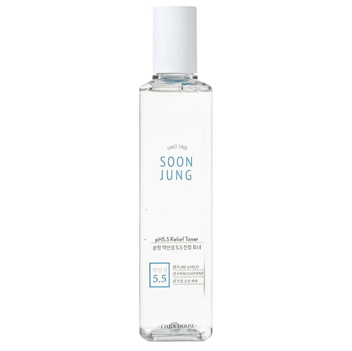 Etude House Soon Jung PH 5.5 Relief Toner - Glamorous Beauty
