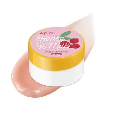 A'PIEU Honey Milk Lip Sleeping Pack - Berry