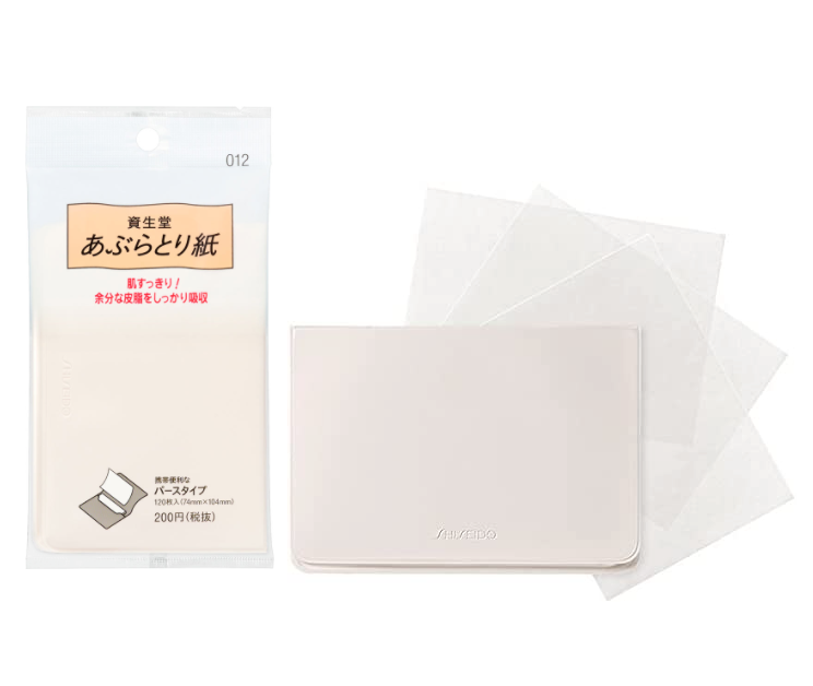 Shiseido Oil Blotting Paper 012 [120 pcs] - Glamorous Beauty