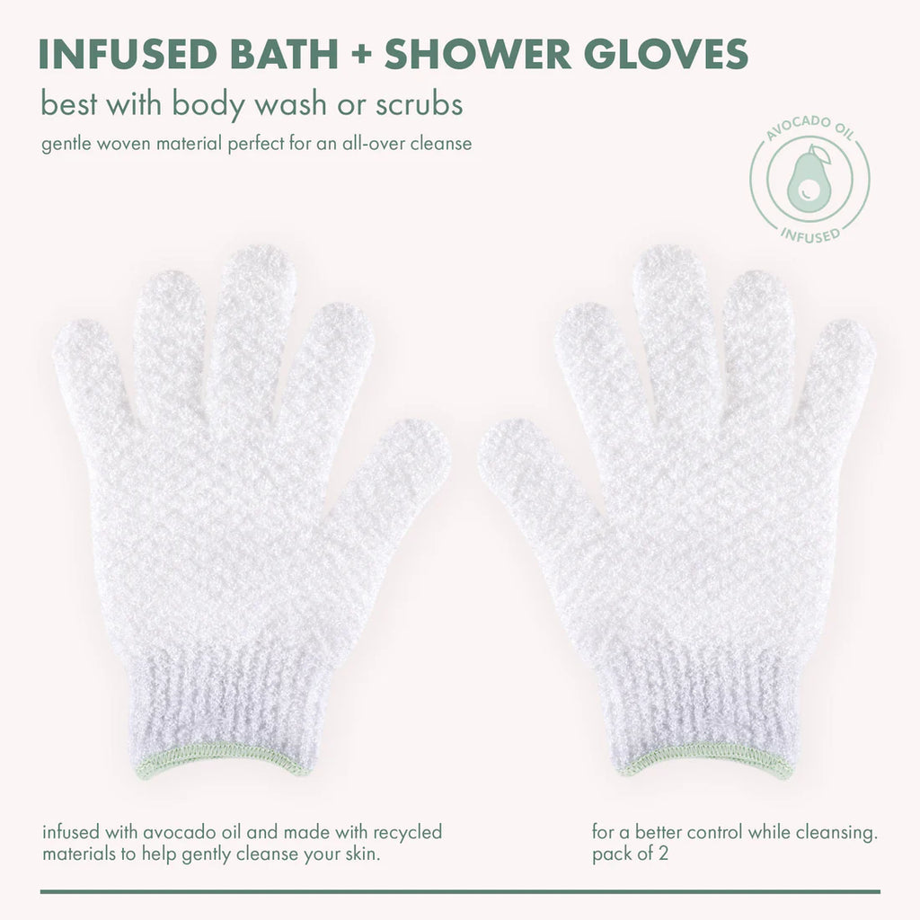 EcoTools Avocado Oil Infused Bath and Shower Gloves