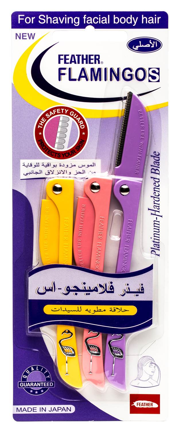 Feather Flamingo Razors