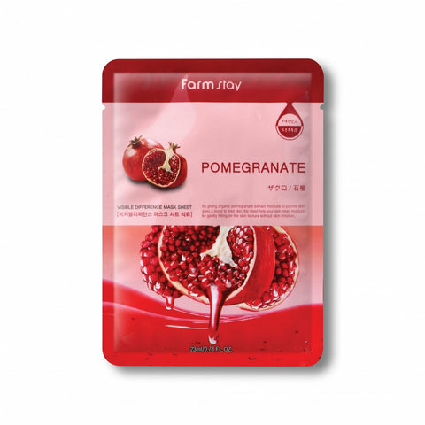 Farmstay Visible Difference Mask Sheet - Pomegranate