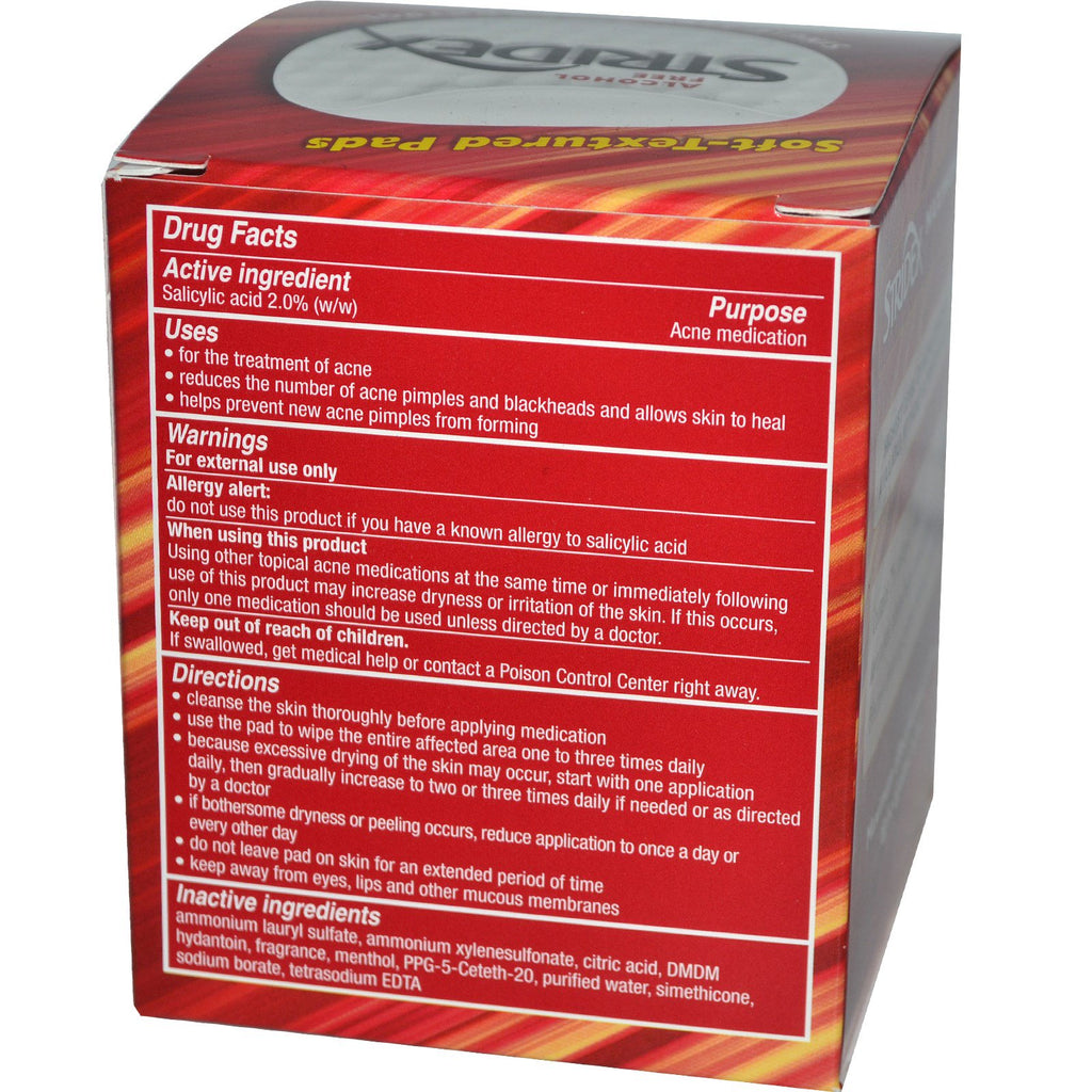 Stridex Single-Step Acne Control - 90 Soft Touch Pads - Glamorous Beauty