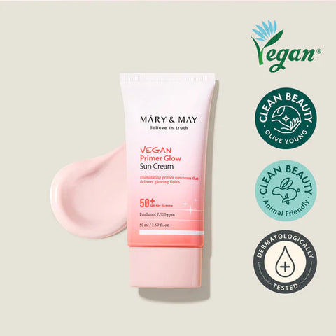 Mary&May Vegan Primer Glow Sun Cream SPF50+ PA++++
