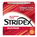 Stridex Daily Care Acne Pads with Salicylic Acid - 55 Pads